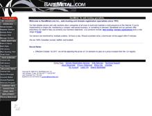 Tablet Screenshot of baremetal.com